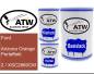 Preview: Ford, Arizona Orange Perleffekt, 2 / XSC2860CM: 500ml Lackdose + 500ml Klarlack + 250ml Härter - Set, von ATW Autoteile West.